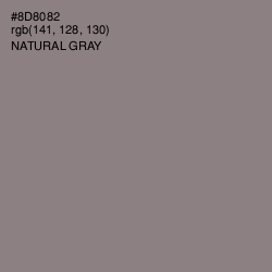 #8D8082 - Natural Gray Color Image